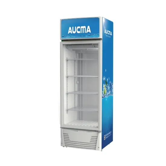 Aucma SC28R 380 Liter Upright Glass Door Chiller Fridge