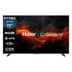 Haier 75P7 PRO 75" Voice Control HQLED 4K Google TV