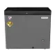 Kelvinator KCCF-225DFG 225 Litre Glass Door Deep Freezer Dark Gray