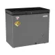 Kelvinator KCCF-225DFG 225 Litre Glass Door Deep Freezer Dark Gray