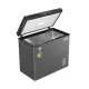 Kelvinator KCCF-225DFG 225 Litre Glass Door Deep Freezer Dark Gray