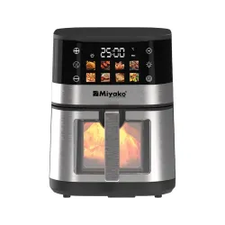 Miyako AF-600 CG-SS 6L Digital Touch Control Panel Air Fryer Miyako AF-600 CG-SS 6L Digital Touch Control Panel Air Fryer