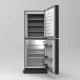 Rangs RTR-261D0A1WX Ember Red Flower 261 Ltr Refrigerator