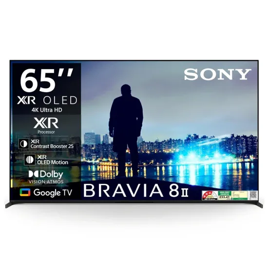 Sony Bravia 8 II K-65XR80M2 65" QD-OLED 4K HDR Smart Google TV Sony Bravia 8 II K-65XR80M2 65" QD-OLED 4K HDR Smart Google TV