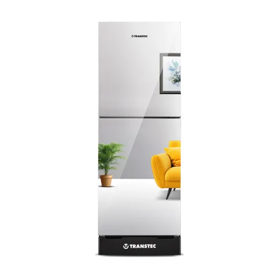 Transtec DC 278L GD Mirror Top Mount Refrigerator