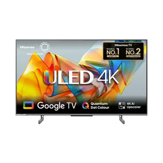 Hisense 43U6F3 43" Bezelless Smart Android 4K ULED Google TV