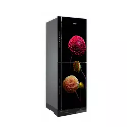 VISION VIS-330L Maroon Daisy 330 Liter Bottom Mount Refrigerator