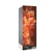 VISION VIS-240L Lily Orange 240 Liter Top Mount Glass Door Refrigerator