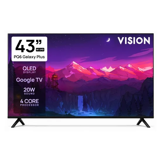 Vision 43" PQ6 Galaxy Plus QLED Google TV Vision 43" PQ6 Galaxy Plus QLED Google TV