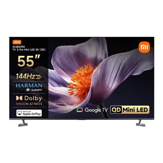 Xiaomi TV S Pro 55 Inch Mini LED 4K UHD Google TV 2026 Xiaomi TV S Pro 55 Inch Mini LED 4K UHD Google TV 2026
